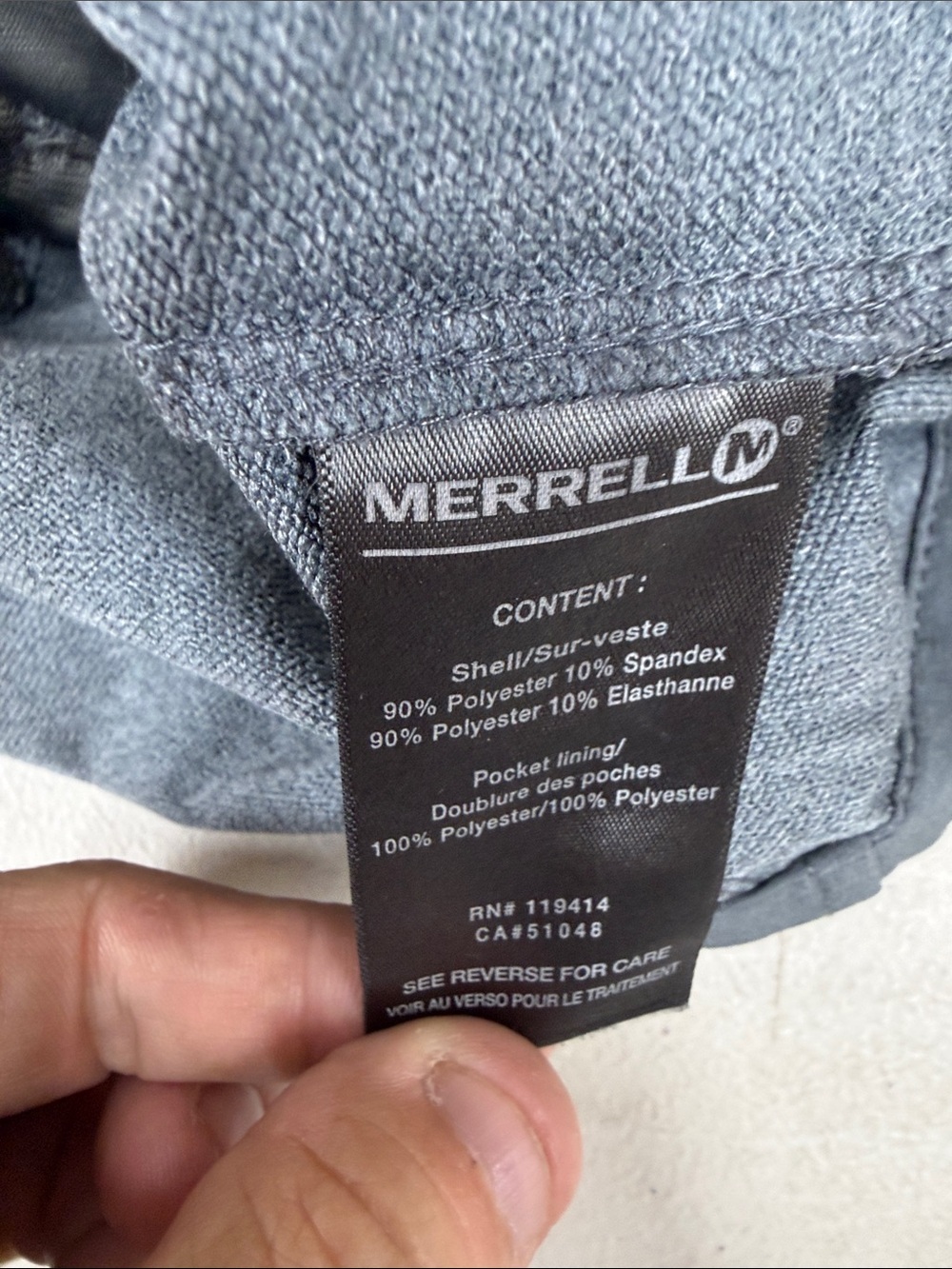 Merrell Gray Utility Jacket with Full Zip - Picture 5 of 5